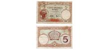 New caledonia #36b(2)/XF   5 Francs